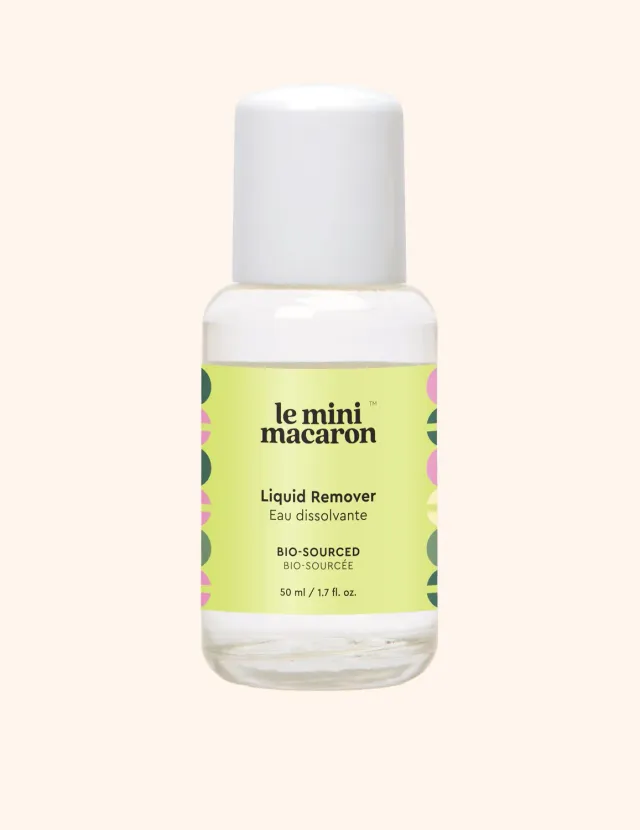 Le Mini Macaron Le Sweet neglelakfjerner 50 ml blåbær